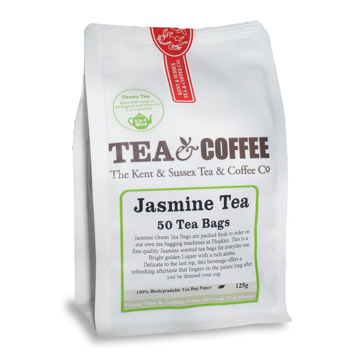Jasmine Tea Bags | Kent Tea & Coffee Co